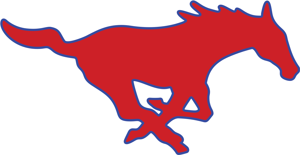 Smu Mustangs Logo (2000x1040)