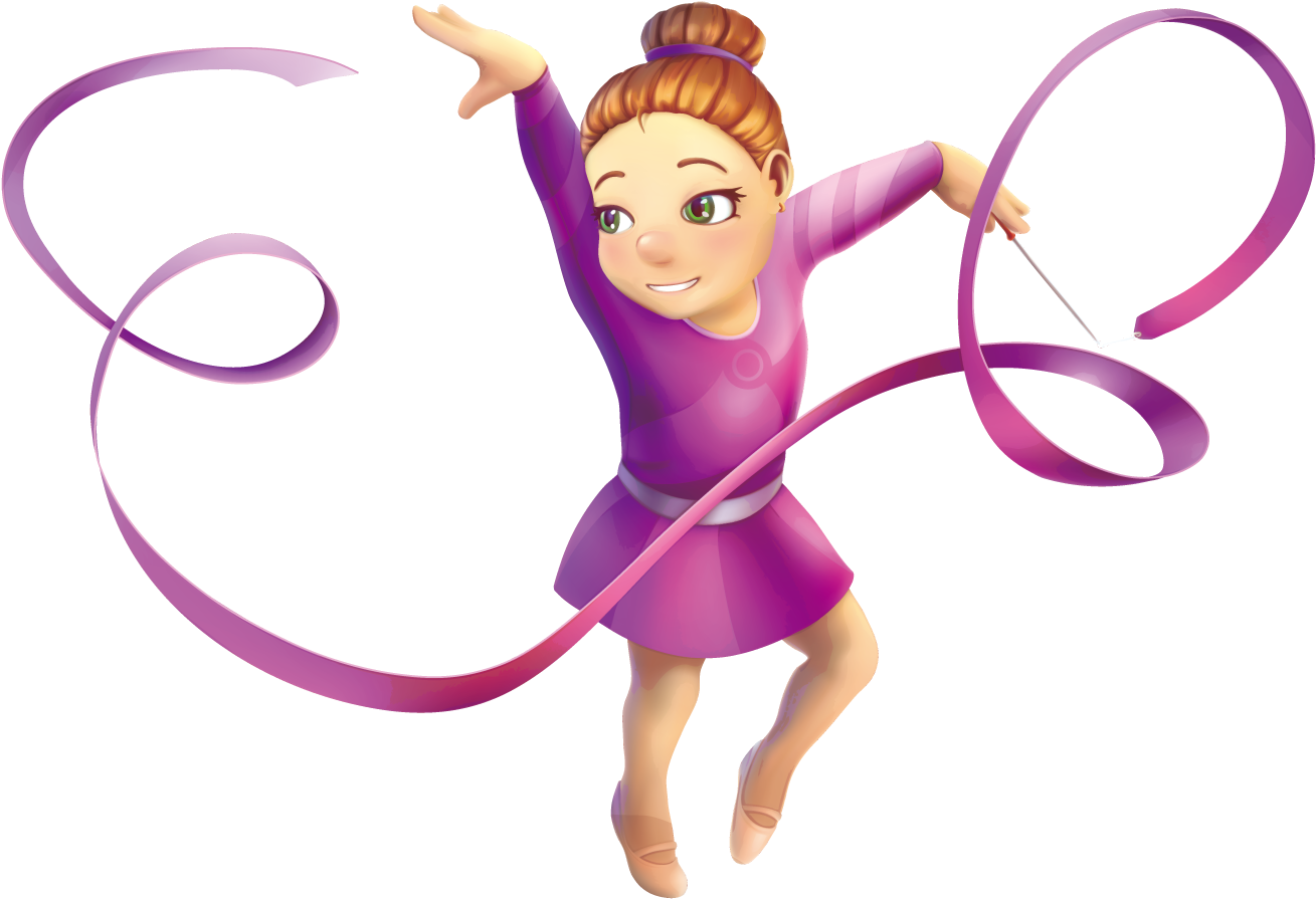 Rhythmic Gymnastics Ribbon Vector Material - Rhythmic Gymnastics Ribbon Vector Material (1375x1375)