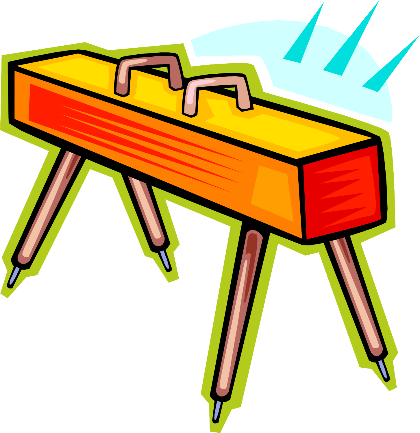 Vault Artistic Gymnastics Clip Art - Vault Artistic Gymnastics Clip Art (1453x1498)