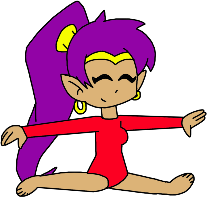 Shantae Doing Gymnastics By Marcospower1996 - Gymnastics (894x894)