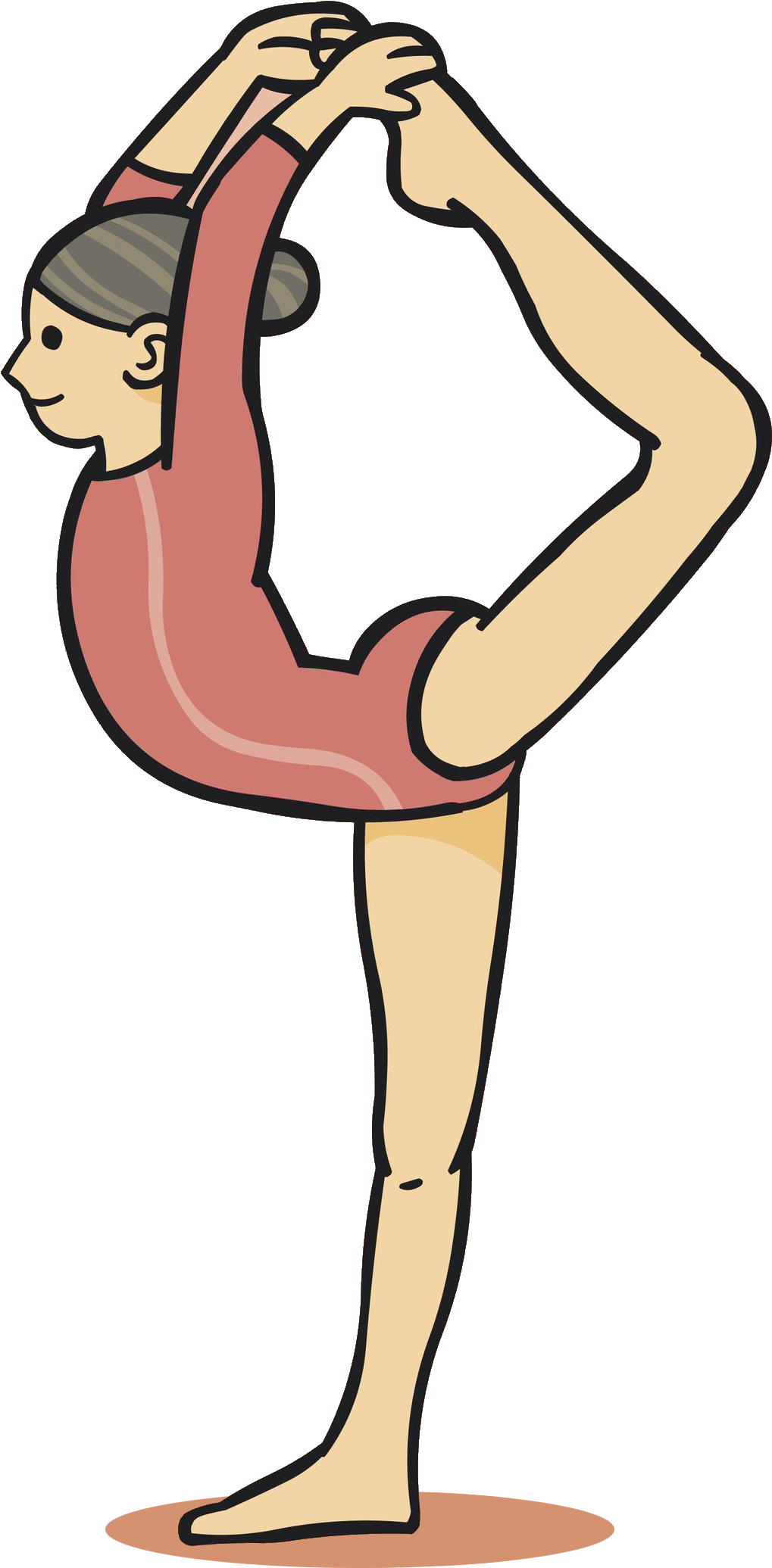 Rhythmic Gymnastics Animation Drawing - Gymnastics Animation (1590x2196)