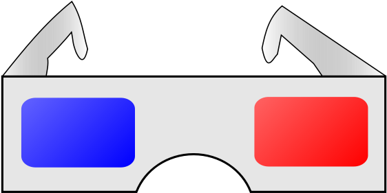 Get Notified Of Exclusive Freebies - 3d Glasses Clip Art (800x800)