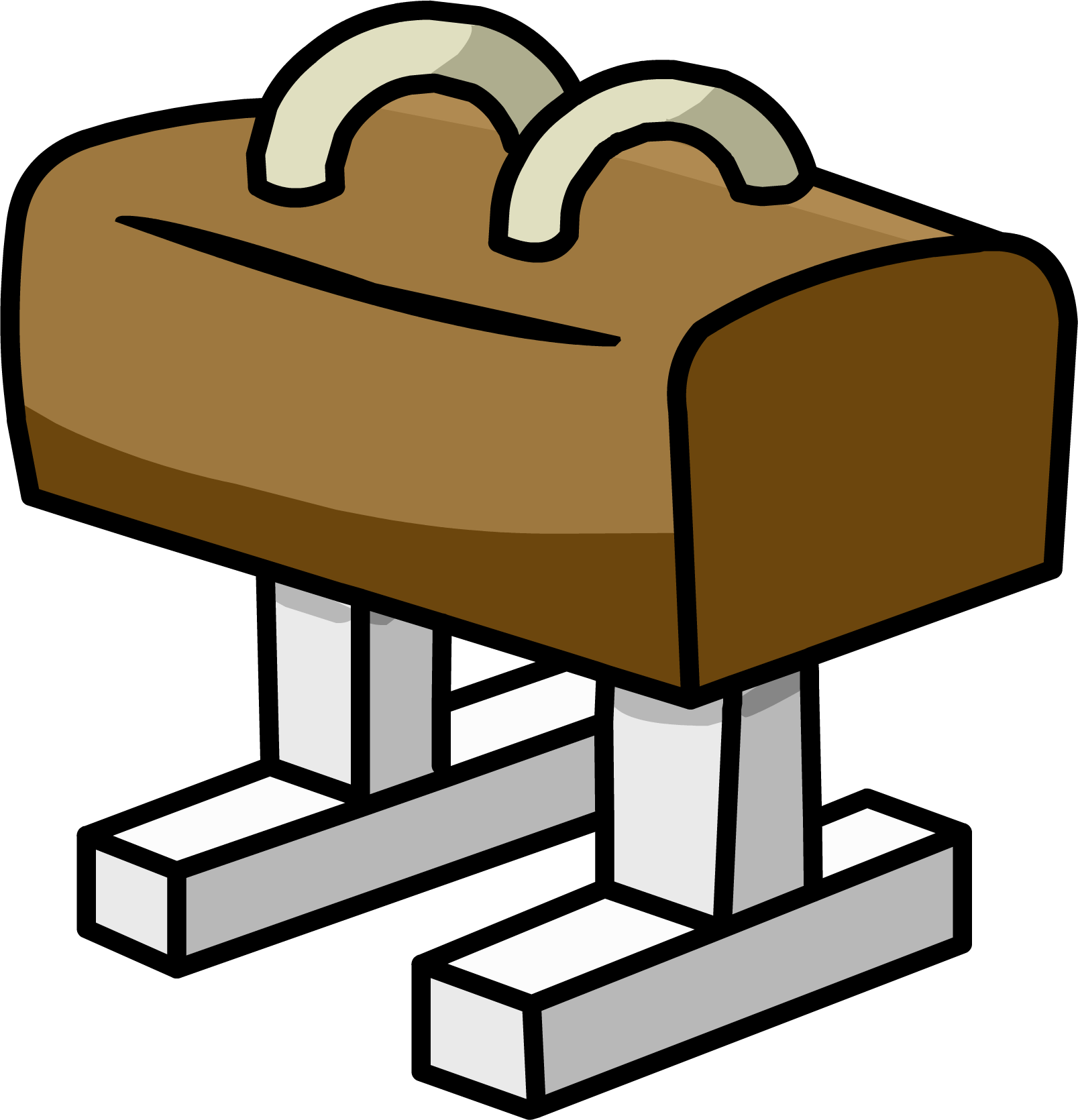 Pommel Horse - Gymnastics Pommel Horse Cartoon (1607x1670)
