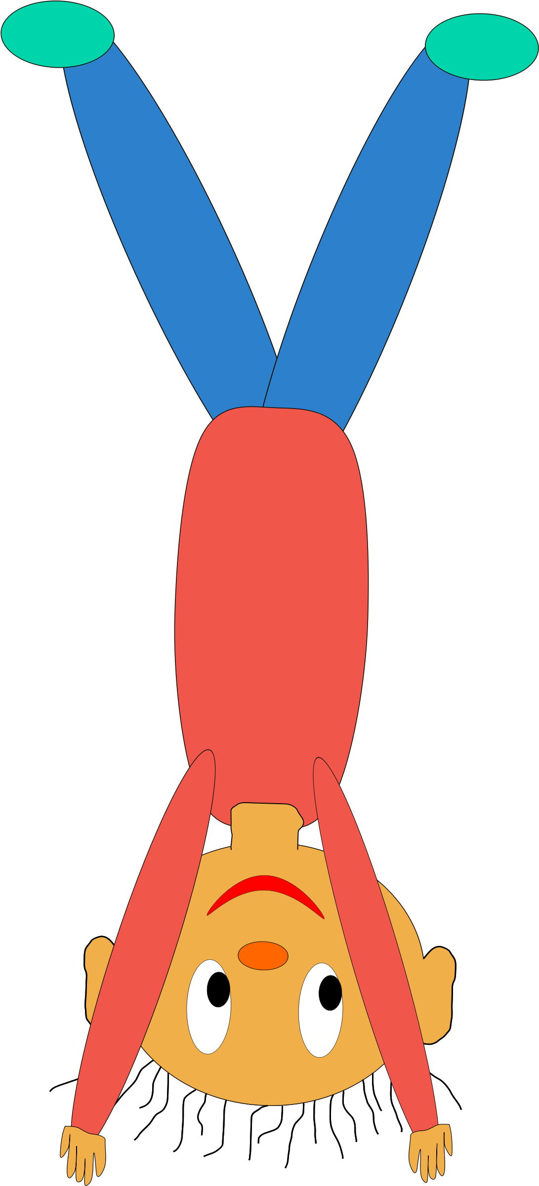 Other Clipart - Handstand Clip Art (2400x2400) .