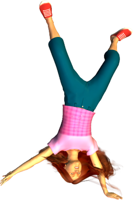 Katie Cartwheel Poser Png Clipart By Clipartcotttage - Clip Art (532x800)