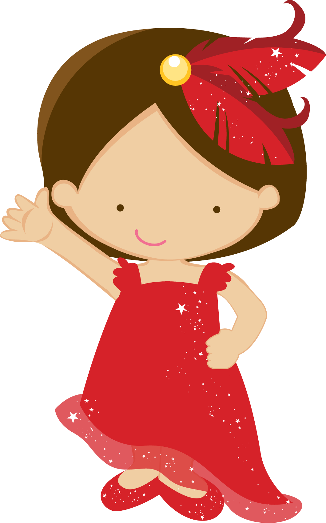 Say Hello - Boneco Carnaval Cute Png (1060x1701)