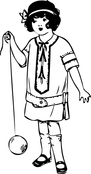 Little Girl Clipart Outline - I M Not Tall Enough To Ride Your Emotional Roller Coaster (312x595)