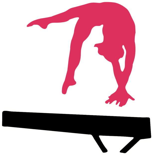 Gymnast Silhouette Beam (630x630)