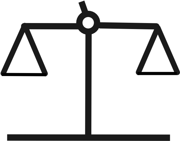 Scale Balanced Clip Art At Clker - Weighing Scales Clip Art (600x480)
