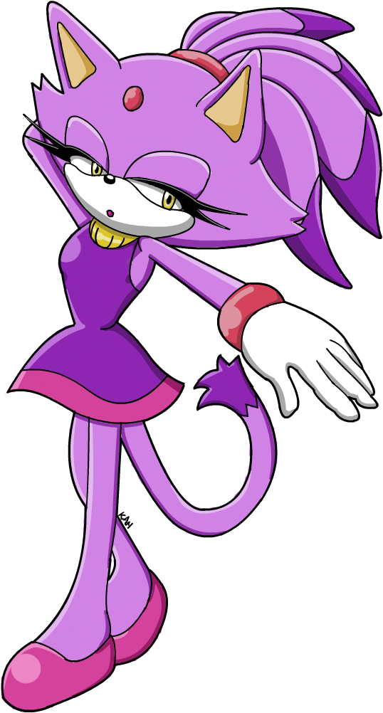 Blaze The Cat By Khloealyssa - Blaze The Cat (720x1109)