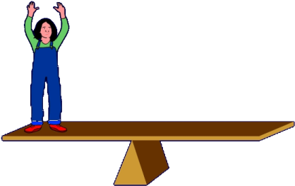 Gina Weighs 500 N And Stands On One End Of A Seesaw - Clockwise (553x337)