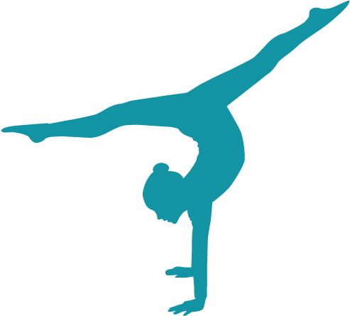 Tumbling Gymnastics - Gymnastics Vector (500x500)