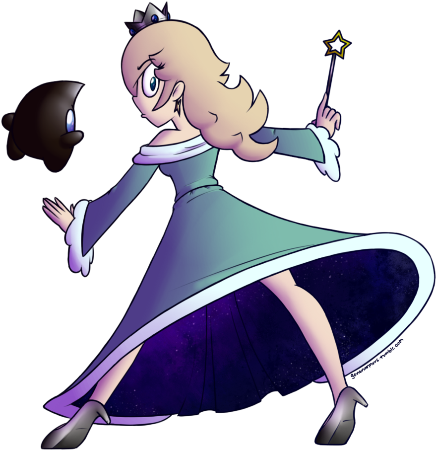 Fighting Pose By Gonenannurs - Mario Sport Superstar Rosalina Artwork (881x908)