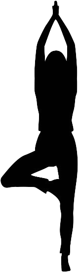 Reasons For Doing Yoga - Yoga Tree Pose Clipart (237x569)