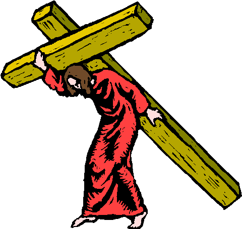 The Passion Of Christ Clipart - Jesus On The Cross Clipart (490x466)