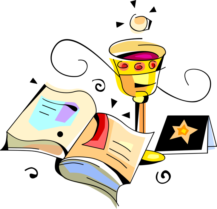 Vector Illustration Of Christian Religion Holy Bible - Vector Illustration Of Christian Religion Holy Bible (727x700)