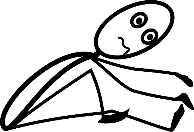 Aerobics, Gymnastics, Man, Stick-man - Stretch Cartoon Png (640x435)