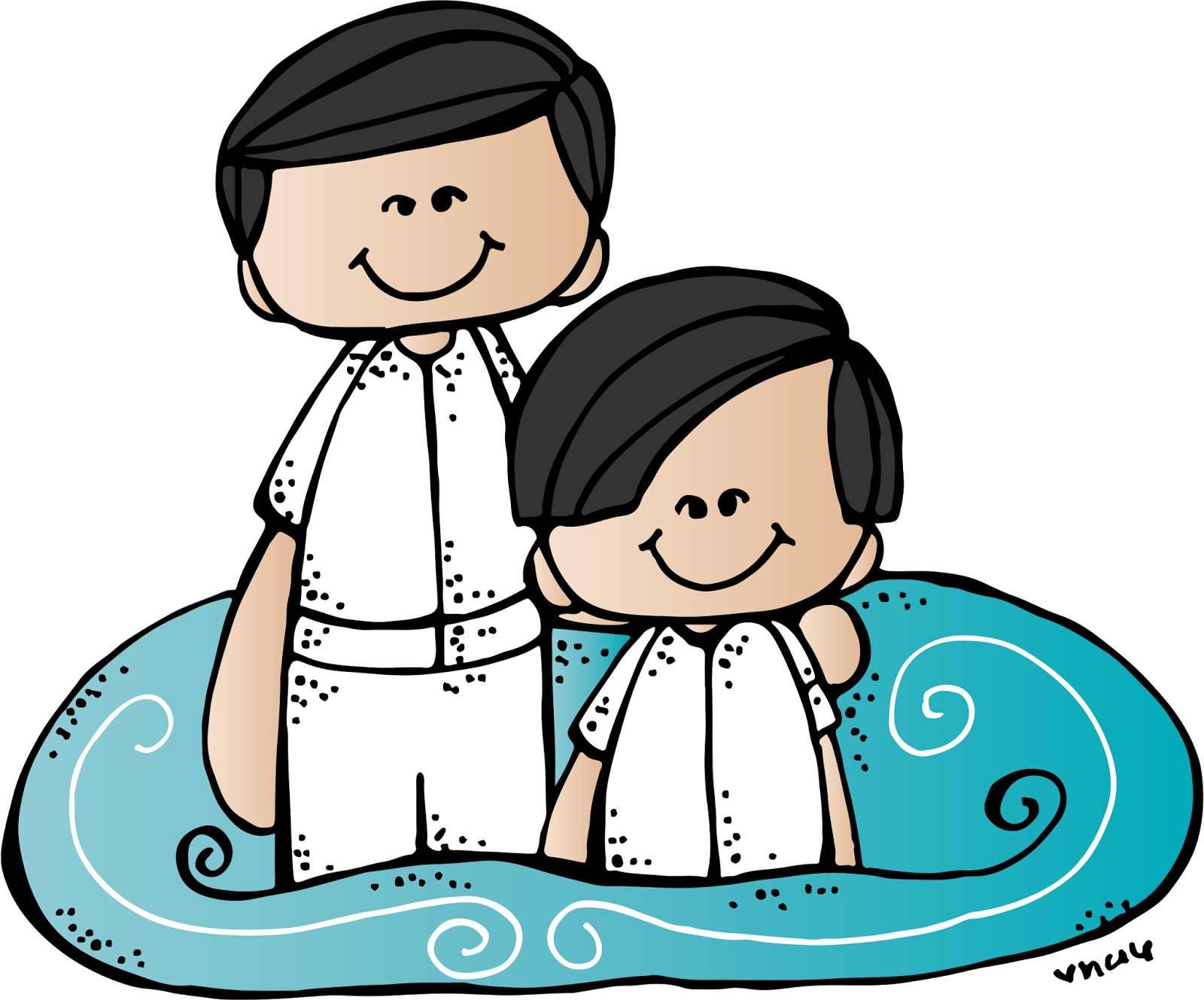 Baptism Ideas - Lds Black And White Clipart Of Baptism (1600x1329)