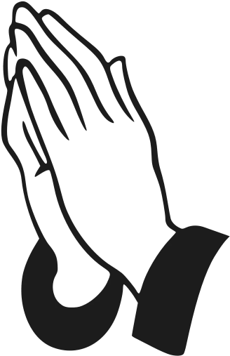 Children Praying Hands Clipart - Praying Hands Pillow Case (400x566)