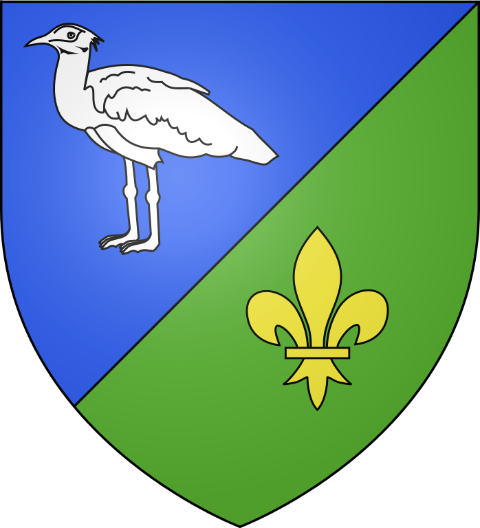 Blason Ville Fr Sublaines - Coat Of Arms (698x768)