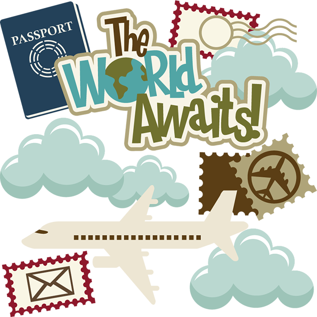 Svg Cutting Files For Scrapbooking Travel Svg Files - Travel Scrapbook Clipart (648x650)