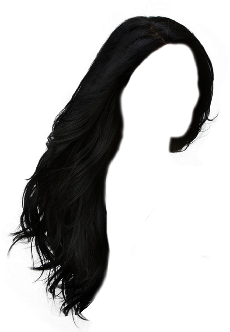 Black Hair Png (1024x1280)