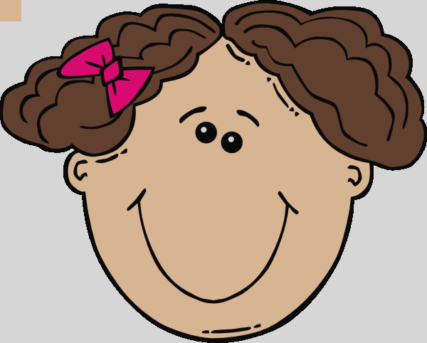 Short Curly Hair Cartoon (600x482)
