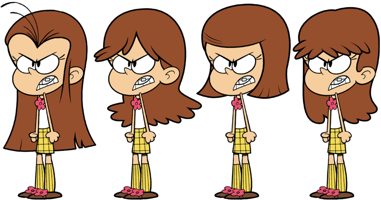 Luan Hairstyles By Pheebus - Loud House Luan Hair (1232x649)