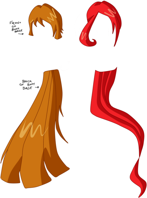 Wff Hairstyles 1 By Purpleamhariccoffee - Illustration (600x705)