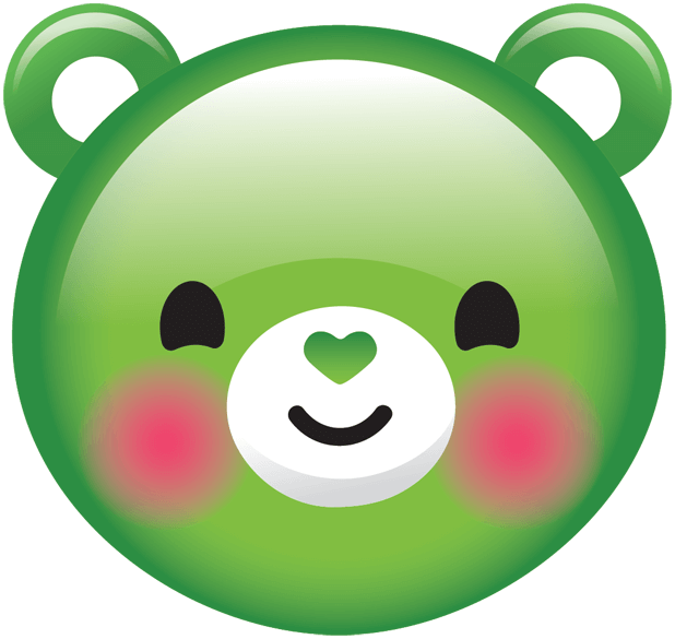 Care Bears Belly Badges And Symbols Messages Sticker-2 - Care Bears Belly Badge Is Telling Me (618x585)