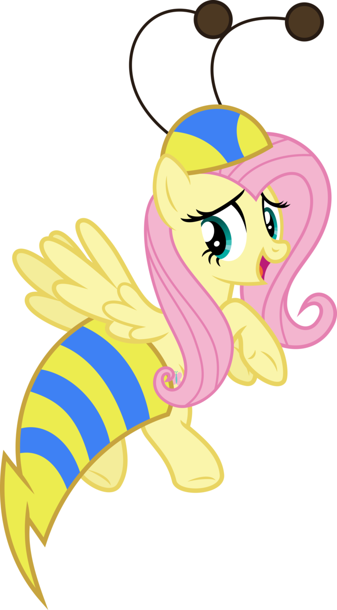 Flutter Flash Bee By Punzil504 - Cartoon (665x1201)