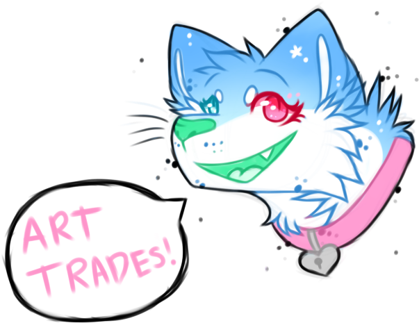 Art Trades Open By Sparked-angel - Cartoon (700x500)