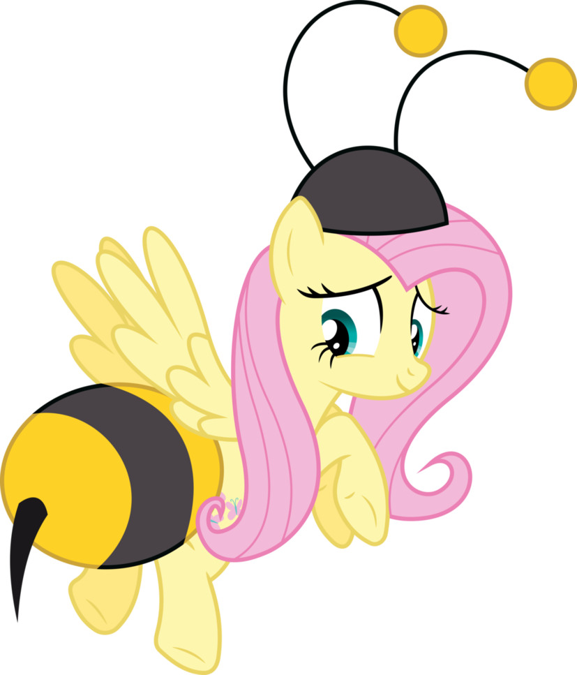 Flutterbee By Dasprid - Fluttershy Bee Costume (827x967)