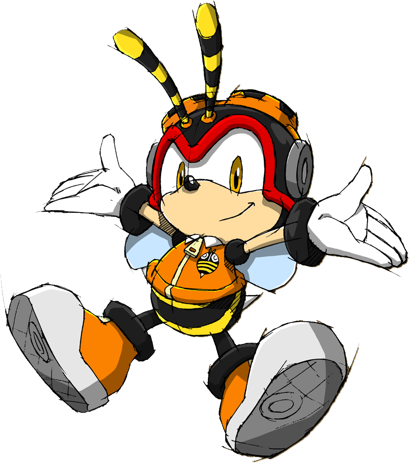 While Charmy Is Always Hyperactive, Bee-brained, Loud, - Sonic Charmy (868x1020)