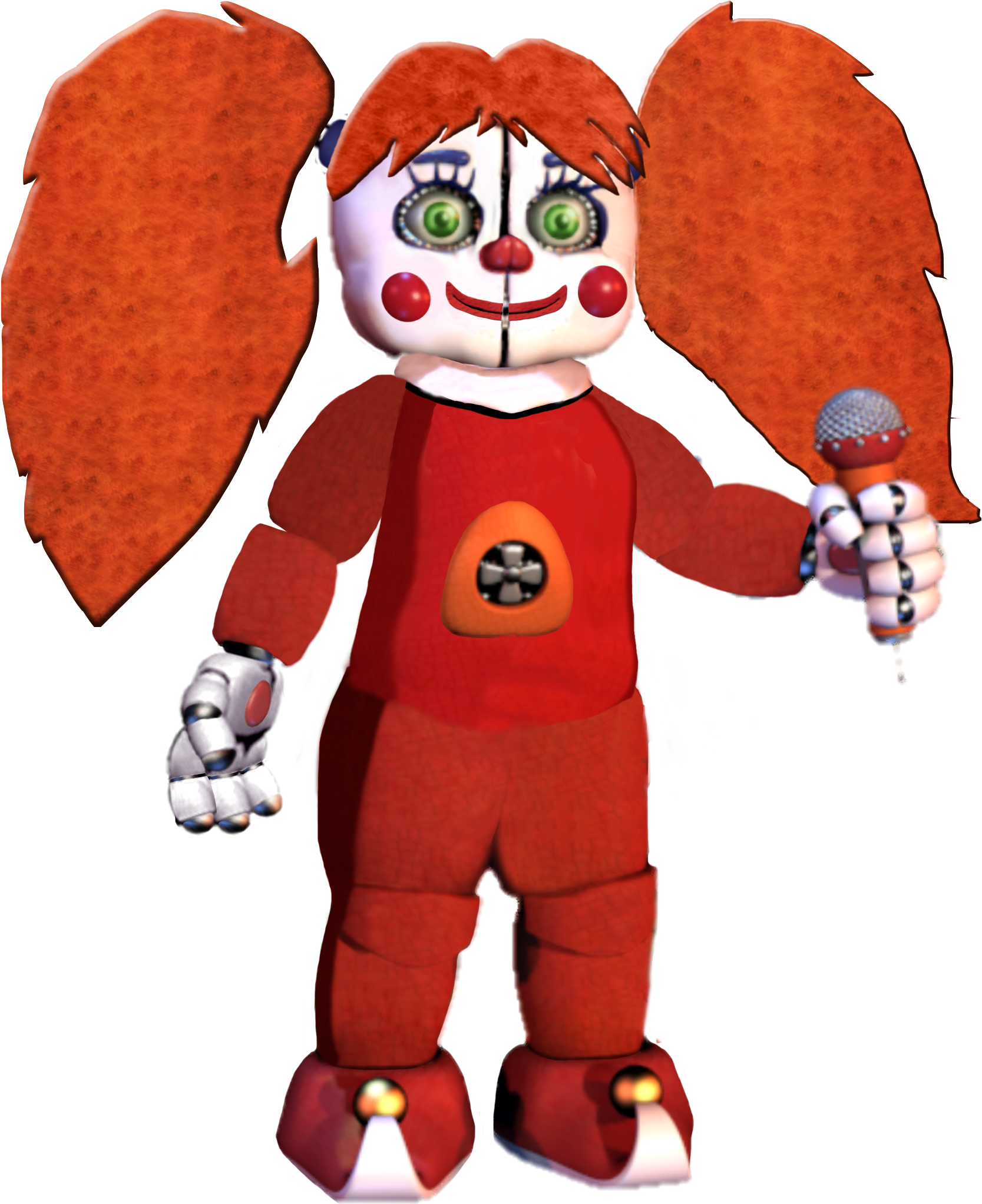Commission- Reborn Circus Baby By Dangerdude991 - Circus Baby Resources (1714x2208)