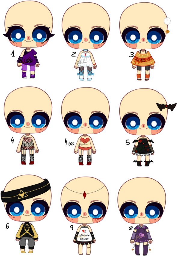 Adopt Outfits Open Points/paypal By Ace Of Shadow - Adopt Outfits Open Points/paypal By Ace Of Shadow (600x871)