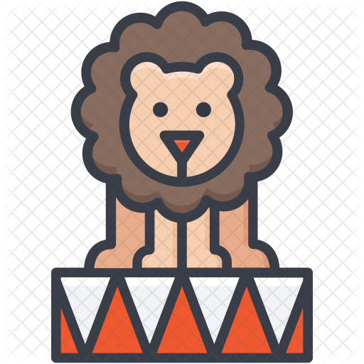 Circus Lion Icon - Circus (512x512)