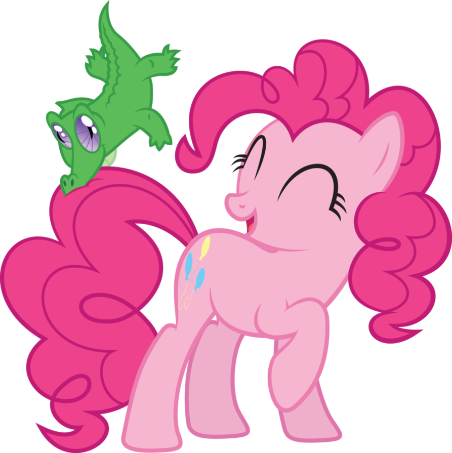 My Little Pony Friendship Is Magic Pinkie Pie Baby - Pinkie Pie With Gummy (893x895)