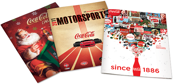 A Collection Of Catalogs To Promote Coca-cola Branded - Catalog (600x384)