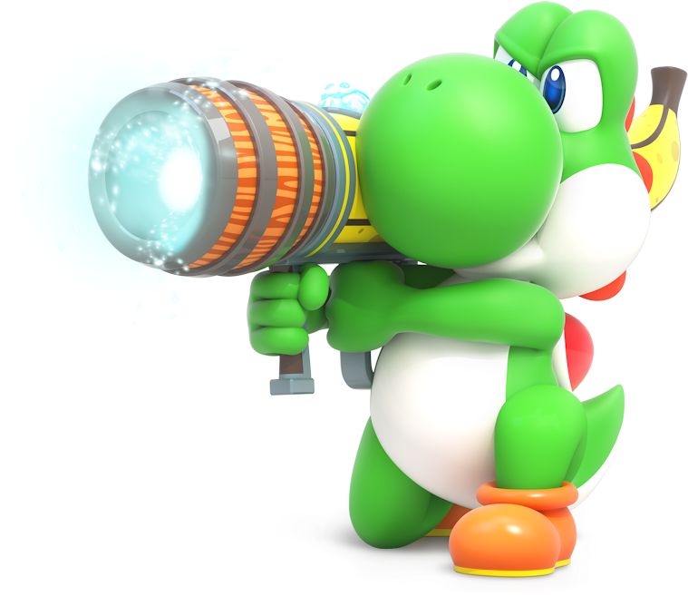 [click To Embiggen The Screenshots, Art, Etc - Mario Rabbids Kingdom Battle Yoshi (1000x831)