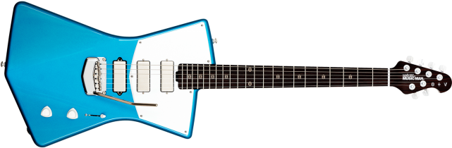 Annie Added, “i'm Certainly Glad To Be A Beacon For - Music Man St. Vincent Signature V. Blue (640x235)