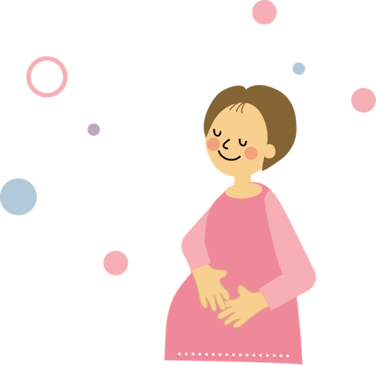 Tea For Pregnant Woman - Pregnant Woman Cartoon Png (550x533)