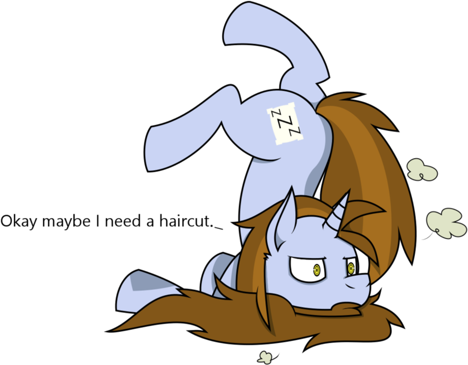 Atg-week 106 Pony W/ A Beard By Thedeseasedcow - Cartoon (979x816)