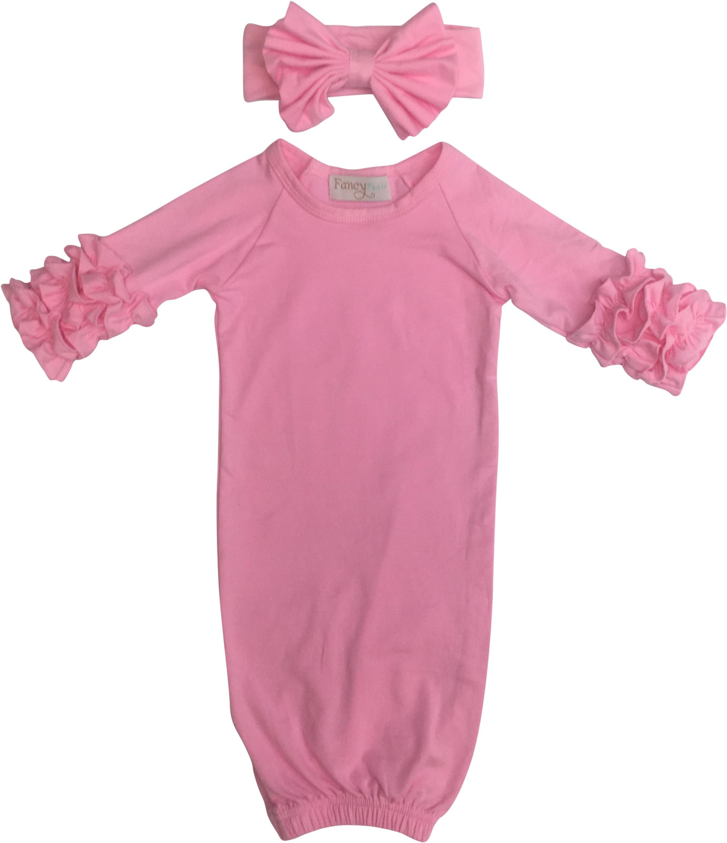 Pink Infant Layette Gown - Girl (3024x4032)