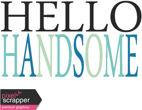 Graphics For Transparent Word Graphics - Transparent Word Handsome (456x456)