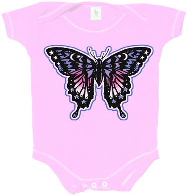 Butterfly Infant Onesie - Romper Suit (500x436)