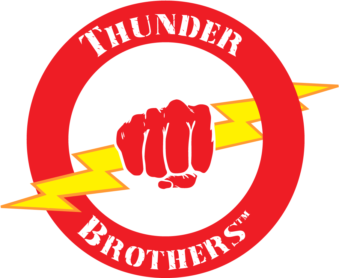 Rev05-1 Thunder Brothers Logo Tm Down - Circle (1200x1200)