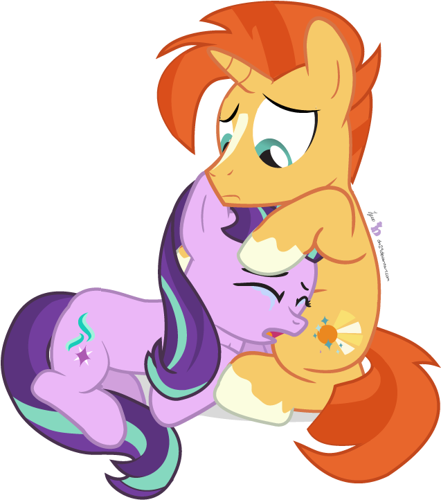Dm29, Backwards Cutie Mark, Crying, Fanfic Art, Female, - Mlp Kiss Starlight Png (690x780)