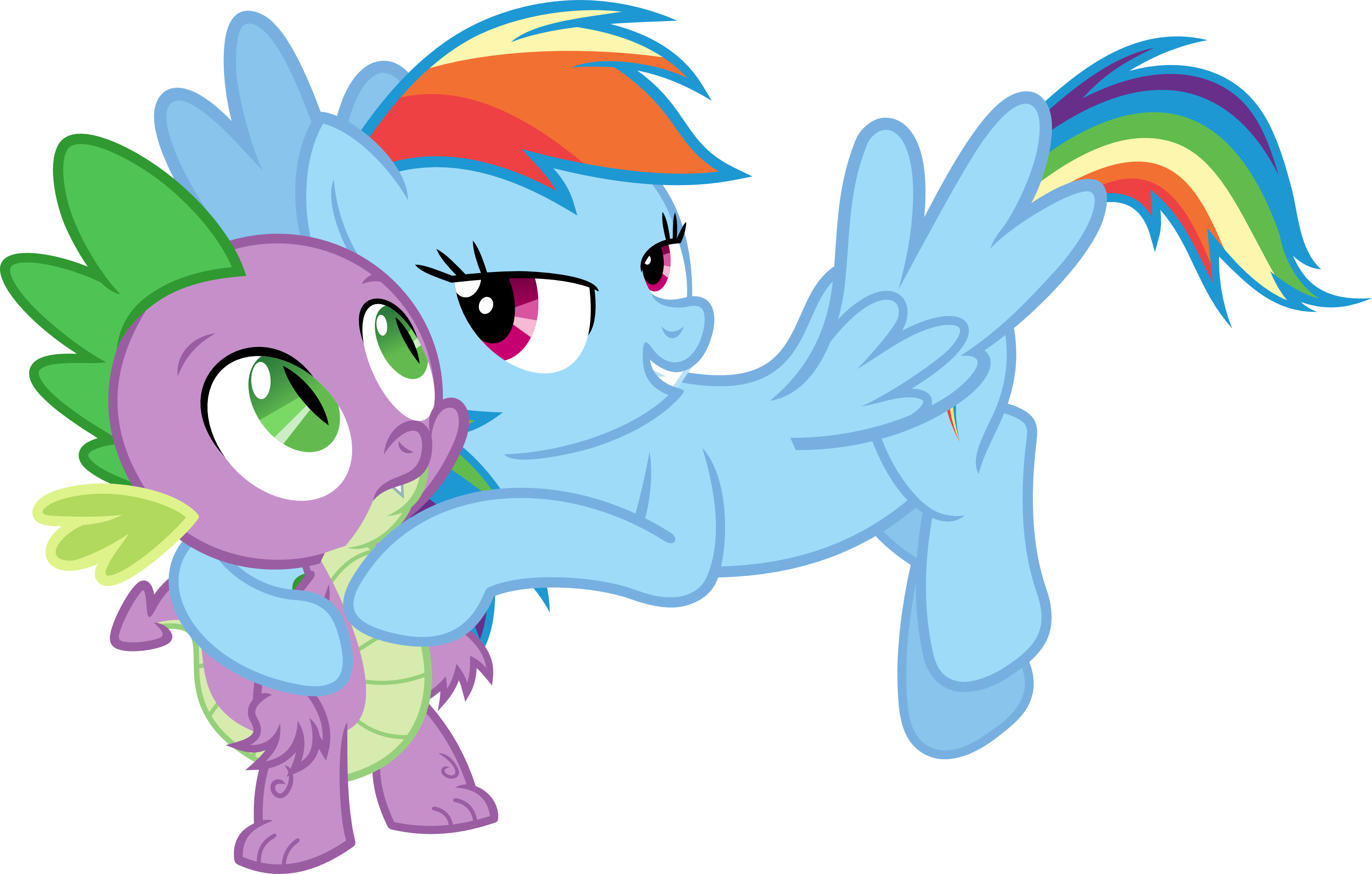 Porygon2z, Bedroom Eyes, Cuddling, Female, Flying, - My Little Pony: Friendship Is Magic (3550x2262)