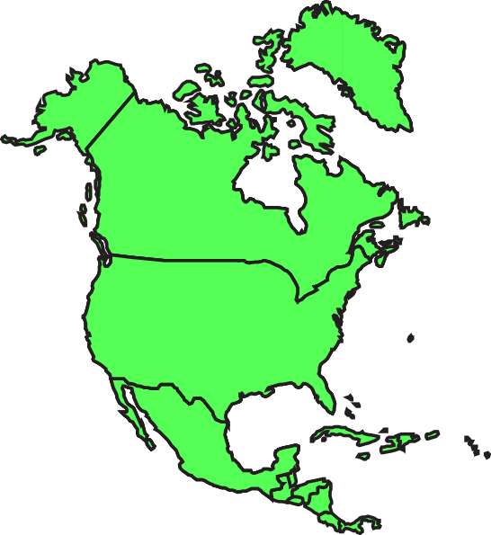 How To Set Use North Americaaaaaaaaaaaa Icon Png - North America Blank Map Printable (546x595)